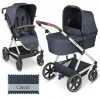 ABC Design Kombi-Kinderwagen Vicon 4 - inkl. Babywanne und Sportsitz - Classic Edition - Lake - Kollektion 2023