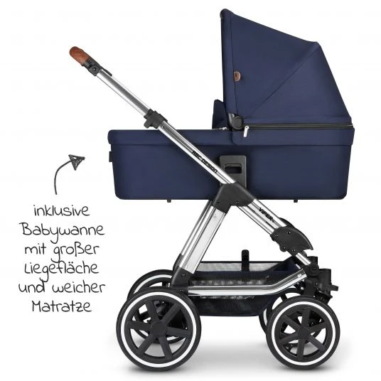 ABC Design Kombi-Kinderwagen Viper 4 - inkl. Babywanne, Sportsitz & XXL Zubehörpaket - Diamond Edition - Navy - Kollektion 2021 5 ABC Design Kombi-Kinderwagen Viper 4 - inkl. Babywanne, Sportsitz & XXL Zubehörpaket - Diamond Edition - Navy - Kollektion 2021 – Bild 3