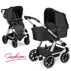 ABC Design Kombi-Kinderwagen Viper 4 - inkl. Babywanne und Sportsitz - Fashion Edition - Fox