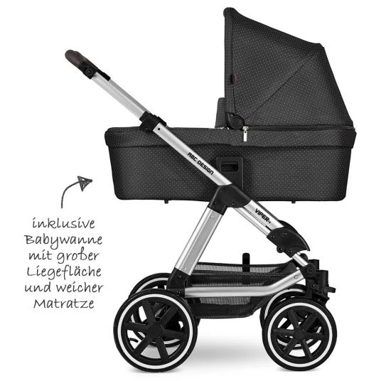 ABC Design Kombi-Kinderwagen Viper 4 - inkl. Babywanne und Sportsitz - Fashion Edition - Fox 4 ABC Design Kombi-Kinderwagen Viper 4 - inkl. Babywanne und Sportsitz - Fashion Edition - Fox – Bild 2