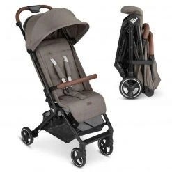 ABC Design Reisebuggy Ping Two mit flacher Liegeposition (bis 22 kg) - Fashion Edition - Nature - Kollektion 2022