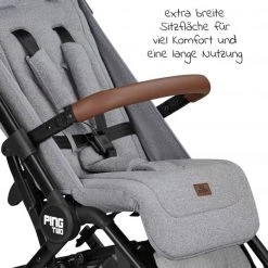 ABC Design Reisebuggy Ping Two mit flacher Liegeposition (bis 22 kg) - Tin - Kollektion 2022 -Deutschland Kinderwagen Verkäufe 2024 abc design reisebuggy ping two mit flacher liegeposition bis 22 kg tin 12003112201 d4