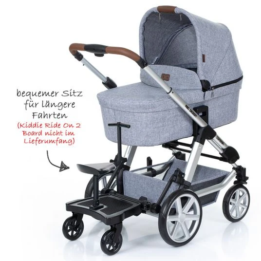 ABC Design Sitz für Trittbrett Kiddie Ride On 2 - Black 4 ABC Design Sitz für Trittbrett Kiddie Ride On 2 - Black – Bild 2