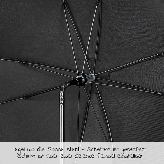 ABC Design Sonnenschirm Sunny für Kinderwagen & Buggy - Classic Edition - Ink 6 ABC Design Sonnenschirm Sunny für Kinderwagen & Buggy - Classic Edition - Ink – Bild 4
