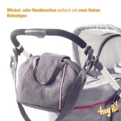 Diago 2er Pack Befestigungs-Haken Hug it! für Kinderwagen - Grau -Deutschland Kinderwagen Verkäufe 2024 diago 2er pack befestigungs haken hug it fur kinderwagen grau 30107 75363 d2