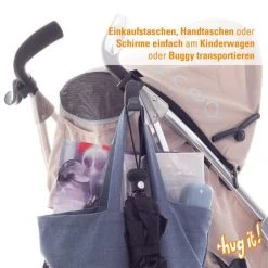 Diago 2er Pack Befestigungs-Haken Hug it! für Kinderwagen - Grau -Deutschland Kinderwagen Verkäufe 2024 diago 2er pack befestigungs haken hug it fur kinderwagen grau 30107 75363 d3