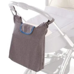 Diago Kinderwagen-Tasche Deluxe - Grau Blau
