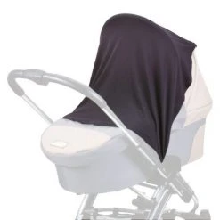 Diago Schlummertuch mit Plastikclips & Klettbändern - Ebony