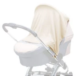 Diago Schlummertuch mit Plastikclips & Klettbändern - Ivory