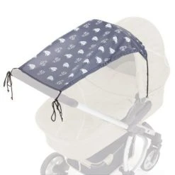 Diago Sonnensegel Sunshine Sheep für Kinderwagen 40+ - Anthrazit