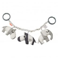 Done by Deer Kinderwagenkette - Deer Friends - Grau