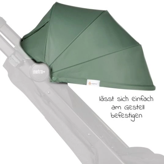 Ergobaby Sonnenverdeck für Metro+ UV Schutz 50+ - Sea Glass 7 Ergobaby Sonnenverdeck für Metro+ UV Schutz 50+ - Sea Glass – Bild 5