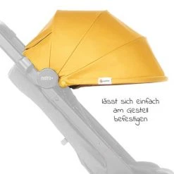 Ergobaby Sonnenverdeck für Metro+ UV Schutz 50+ - Yellow -Deutschland Kinderwagen Verkäufe 2024 ergobaby sonnenverdeck fur metro uv schutz 50 yellow metpsunye d4