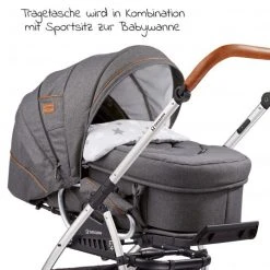 Gesslein 2in1 Kinder-Kombiwagen F4 Air+ Classic mit C2 Tragetasche & umsetzbaren Sportwagenaufsatz - Eloxiert-Cognac-Grau Meliert - Kollektion 2022 13 Gesslein 2in1 Kinder-Kombiwagen F4 Air+ Classic mit C2 Tragetasche & umsetzbaren Sportwagenaufsatz - Eloxiert-Cognac-Grau Meliert - Kollektion 2022 -Deutschland Kinderwagen Verkäufe 2024 gesslein 2in1 kinder kombiwagen f4 air classic mit c2 tragetasche umsetzbaren sportwagenaufsatz eloxiert cognac grau meliert 10400012 053053 d5