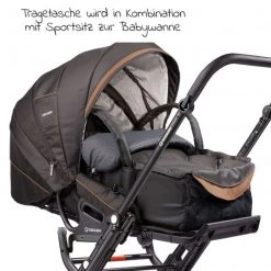 Gesslein 2in1 Kinder-Kombiwagen F6 Air+ Classic C1 Lift Tragetasche & Sportwagenaufsatz mit Schwenkschieber - Schwarz-Schokobraun - Kollektion 2022 -Deutschland Kinderwagen Verkäufe 2024 gesslein 2in1 kinder kombiwagen f6 air classic c1 lift tragetasche sportwagenaufsatz mit schwenkschieber schwarz schokobraun 10610001 276276 d5