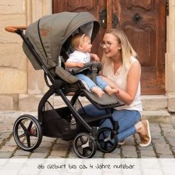 Gesslein 2in1 Kinder-Kombiwagen FX4 Soft+ Classic mit CX3 Wanne & umsetzbarern Sportwagenaufsatz - Schwarz-Cognac-Khaki - Kollektion 2022 -Deutschland Kinderwagen Verkäufe 2024 gesslein 2in1 kinder kombiwagen fx4 soft classic mit cx3 wanne umsetzbarern sportwagenaufsatz schwarz cognac khaki 12011018 273273 d2