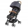 Gesslein Buggy & Reisebuggy Smiloo Cuby mit Liegeposition, klein faltbar nur 6,5kg - Black-Cognac-Blau Meliert - Kollektion 2022