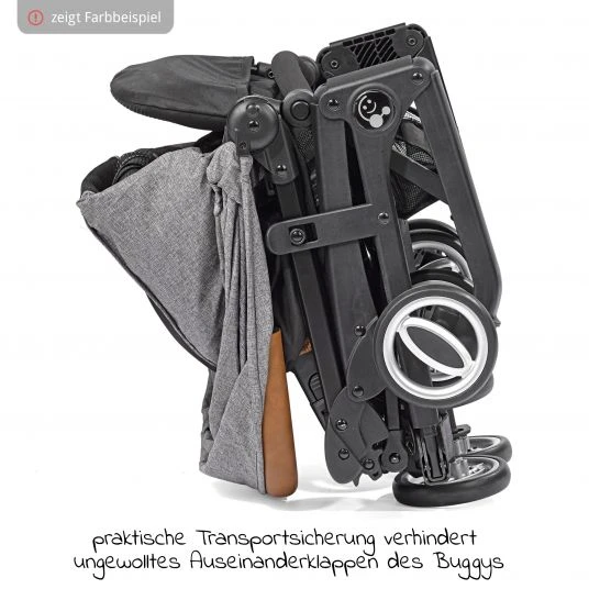 Gesslein Buggy & Reisebuggy Smiloo Cuby mit Liegeposition, klein faltbar nur 6,5kg - Black-Cognac-Blau Meliert - Kollektion 2022 7 Gesslein Buggy & Reisebuggy Smiloo Cuby mit Liegeposition, klein faltbar nur 6,5kg - Black-Cognac-Blau Meliert - Kollektion 2022 – Bild 5