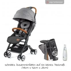 Gesslein Buggy & Reisebuggy Smiloo Cuby mit Liegeposition, klein faltbar nur 6,5kg - Black-Cognac-Camel Meliert - Kollektion 2022 -Deutschland Kinderwagen Verkäufe 2024 gesslein buggy reisebuggy smiloo cuby mit liegeposition klein faltbar nur 6 5kg black cognac camel meliert 431110 547000 d3
