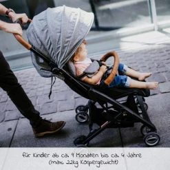 Gesslein Buggy & Reisebuggy Smiloo Cuby mit Liegeposition, klein faltbar nur 6,5kg - Black-Cognac-Grau Meliert - Kollektion 2022 -Deutschland Kinderwagen Verkäufe 2024 gesslein buggy reisebuggy smiloo cuby mit liegeposition klein faltbar nur 6 5kg black cognac grau meliert 431110 545000 d2