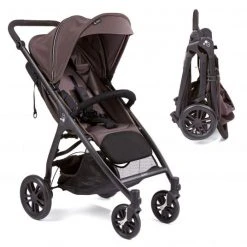 Gesslein Buggy & Sportwagen Smiloo Happy mit Liegeposition, höhenverstellbarer Schieber, bis 22 kg - Black-Taupe Melange - Kollektion 2022