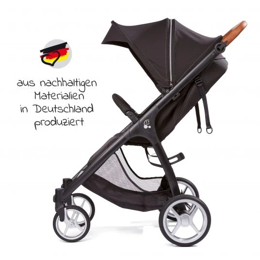 Gesslein Buggy & Sportwagen Smiloo Happy plus mit Liegeposition, höhenverstellbarer Schieber, bis 22 kg - Black-Cognac-Black - Kollektion 2022 5 Gesslein Buggy & Sportwagen Smiloo Happy plus mit Liegeposition, höhenverstellbarer Schieber, bis 22 kg - Black-Cognac-Black - Kollektion 2022 – Bild 3