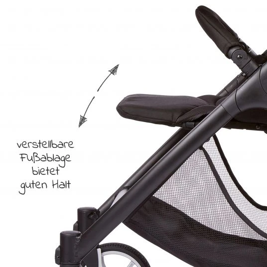 Gesslein Buggy & Sportwagen Smiloo Happy plus mit Liegeposition, höhenverstellbarer Schieber, bis 22 kg - Black-Cognac-Black - Kollektion 2022 8 Gesslein Buggy & Sportwagen Smiloo Happy plus mit Liegeposition, höhenverstellbarer Schieber, bis 22 kg - Black-Cognac-Black - Kollektion 2022 – Bild 6