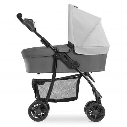 Hauck 3in1 Kinderwagen-Set Shopper Trioset mit Babywanne, Autositz und Sportwagen (bis 25 kg) - Grey 5 Hauck 3in1 Kinderwagen-Set Shopper Trioset mit Babywanne, Autositz und Sportwagen (bis 25 kg) - Grey – Bild 3