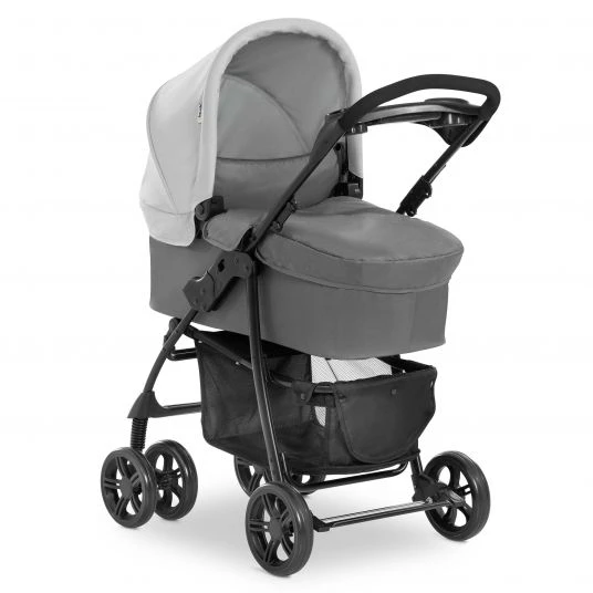Hauck 3in1 Kinderwagen-Set Shopper Trioset mit Babywanne, Autositz und Sportwagen (bis 25 kg) - Grey 6 Hauck 3in1 Kinderwagen-Set Shopper Trioset mit Babywanne, Autositz und Sportwagen (bis 25 kg) - Grey – Bild 4