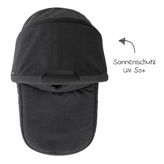 Hauck Babywanne für Buggy Colibri - Melange Black 7 Hauck Babywanne für Buggy Colibri - Melange Black – Bild 5