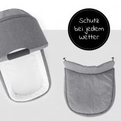 Hauck Babywanne für Buggy Colibri - Melange Grey -Deutschland Kinderwagen Verkäufe 2024 hauck babywanne fur buggy colibri melange grey 167052 d3