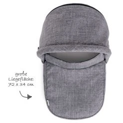 Hauck Babywanne für Eagle 4S Sportwagen - Melange Grey -Deutschland Kinderwagen Verkäufe 2024 hauck babywanne fur eagle 4s sportwagen melange grey 167007 d3
