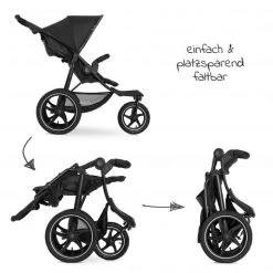Hauck Buggy & Jogger Runner 2 (mit großen Luftreifen) - Black -Deutschland Kinderwagen Verkäufe 2024 hauck buggy jogger runner 2 mit grossen luftreifen black 274200 d2