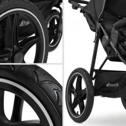 Hauck Buggy & Jogger Runner 2 (mit großen Luftreifen) - Black -Deutschland Kinderwagen Verkäufe 2024 hauck buggy jogger runner 2 mit grossen luftreifen black 274200 d4