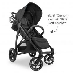 Hauck Buggy Rapid 4D AIR (bis 25 kg) - mit Luftreifen, Liegefunktion und XL Verdeck - Black - Kollektion 2022 -Deutschland Kinderwagen Verkäufe 2024 hauck buggy rapid 4d air bis 25 kg mit luftreifen liegefunktion und xl verdeck black 148488 d3