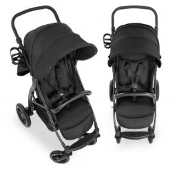Hauck Buggy Rapid 4D AIR (bis 25 kg) - mit Luftreifen, Liegefunktion und XL Verdeck - Black - Kollektion 2022 -Deutschland Kinderwagen Verkäufe 2024 hauck buggy rapid 4d air bis 25 kg mit luftreifen liegefunktion und xl verdeck black 148488 d4