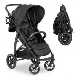 Hauck Buggy Rapid 4D (bis 25 kg) - XL Verdeck & All-Terrain Bereifung - Black - Kollektion 2022