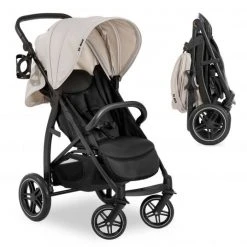 Hauck Buggy Rapid 4D (bis 25 kg) - XL Verdeck & All-Terrain Bereifung - Classic Beige - Kollektion 2022