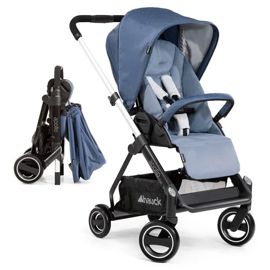 Hauck Buggy & Sportwagen Apollo (bis 25 kg belastbar) - Denim 3 Hauck Buggy & Sportwagen Apollo (bis 25 kg belastbar) - Denim