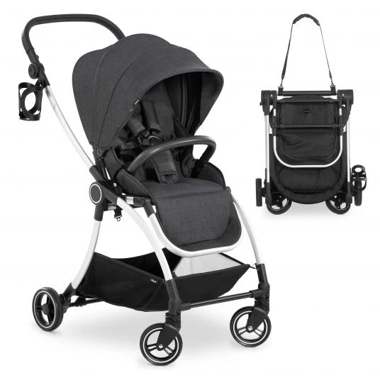 Hauck Buggy & Sportwagen Colibri (bis 25 kg belastbar) - Melange Black 3 Hauck Buggy & Sportwagen Colibri (bis 25 kg belastbar) - Melange Black
