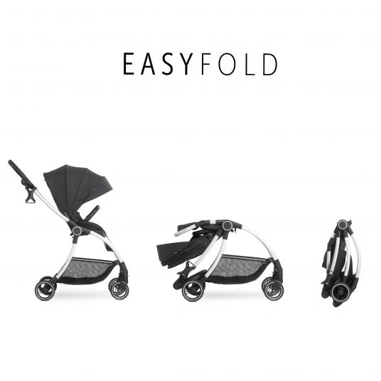 Hauck Buggy & Sportwagen Colibri (bis 25 kg belastbar) - Melange Black 5 Hauck Buggy & Sportwagen Colibri (bis 25 kg belastbar) - Melange Black – Bild 3