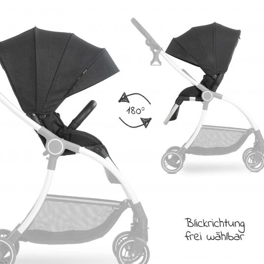 Hauck Buggy & Sportwagen Colibri (bis 25 kg belastbar) - Melange Black 6 Hauck Buggy & Sportwagen Colibri (bis 25 kg belastbar) - Melange Black – Bild 4