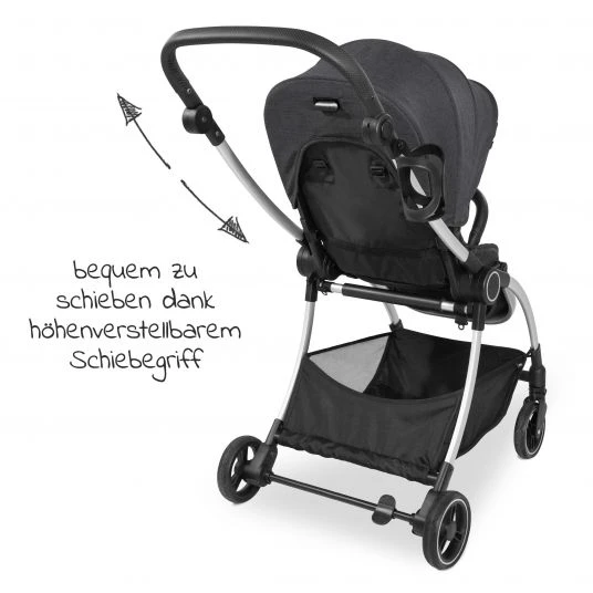 Hauck Buggy & Sportwagen Colibri (bis 25 kg belastbar) - Melange Black 8 Hauck Buggy & Sportwagen Colibri (bis 25 kg belastbar) - Melange Black – Bild 6