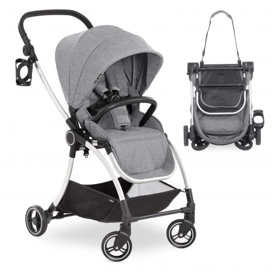 Hauck Buggy & Sportwagen Colibri (bis 25 kg belastbar) - Melange Grey 3 Hauck Buggy & Sportwagen Colibri (bis 25 kg belastbar) - Melange Grey