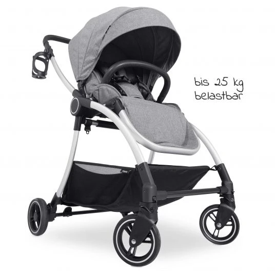 Hauck Buggy & Sportwagen Colibri (bis 25 kg belastbar) - Melange Grey 4 Hauck Buggy & Sportwagen Colibri (bis 25 kg belastbar) - Melange Grey – Bild 2