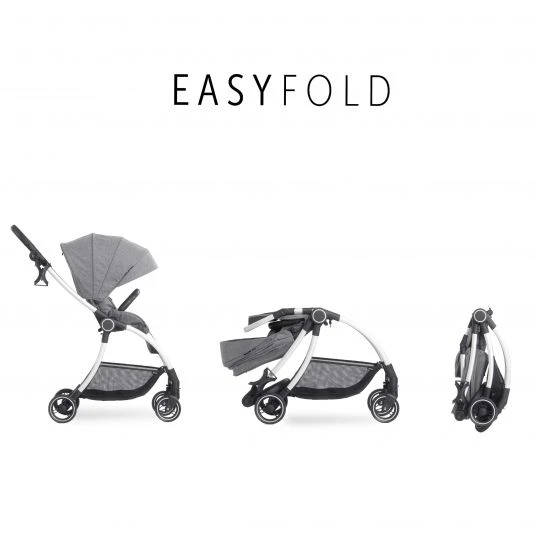 Hauck Buggy & Sportwagen Colibri (bis 25 kg belastbar) - Melange Grey 5 Hauck Buggy & Sportwagen Colibri (bis 25 kg belastbar) - Melange Grey – Bild 3