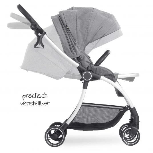 Hauck Buggy & Sportwagen Colibri (bis 25 kg belastbar) - Melange Grey 7 Hauck Buggy & Sportwagen Colibri (bis 25 kg belastbar) - Melange Grey – Bild 5