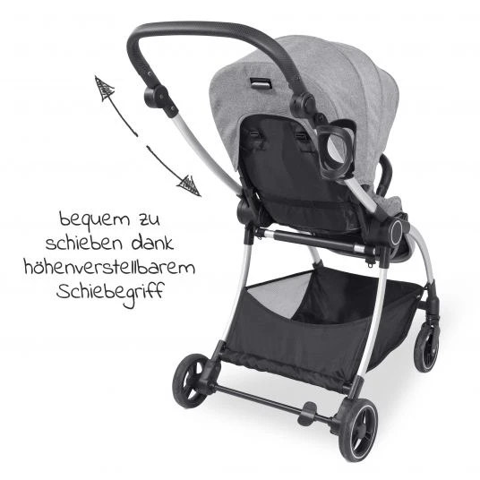 Hauck Buggy & Sportwagen Colibri (bis 25 kg belastbar) - Melange Grey 8 Hauck Buggy & Sportwagen Colibri (bis 25 kg belastbar) - Melange Grey – Bild 6