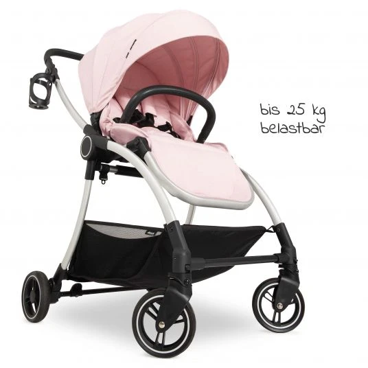 Hauck Buggy & Sportwagen Colibri (bis 25 kg belastbar) - Melange Rose 4 Hauck Buggy & Sportwagen Colibri (bis 25 kg belastbar) - Melange Rose – Bild 2