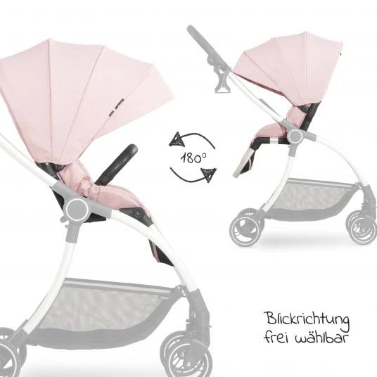 Hauck Buggy & Sportwagen Colibri (bis 25 kg belastbar) - Melange Rose 6 Hauck Buggy & Sportwagen Colibri (bis 25 kg belastbar) - Melange Rose – Bild 4